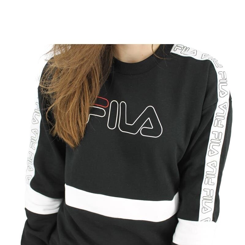 Jacki taped crew sweat w fila naiset black 683282e09 hinta ja tiedot | Naisten hupparit, collegepaidat ja villapaidat | hobbyhall.fi