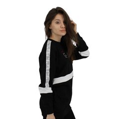 Jacki taped crew sweat w fila naiset black 683282e09 hinta ja tiedot | Naisten hupparit, collegepaidat ja villapaidat | hobbyhall.fi