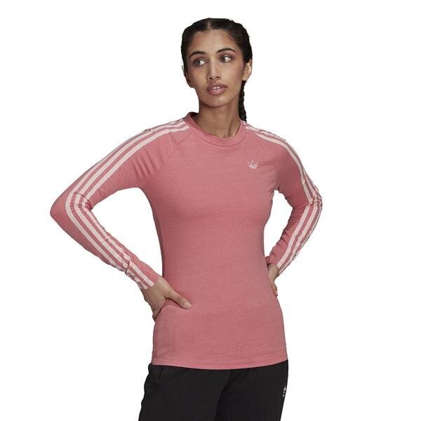 Long sleeve tee adidas originals naiset pink gn4380 hinta ja tiedot | Naisten T-paidat | hobbyhall.fi