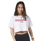 Linear logo crop tee reebok naiset white fi2031 hinta ja tiedot | Naisten T-paidat | hobbyhall.fi