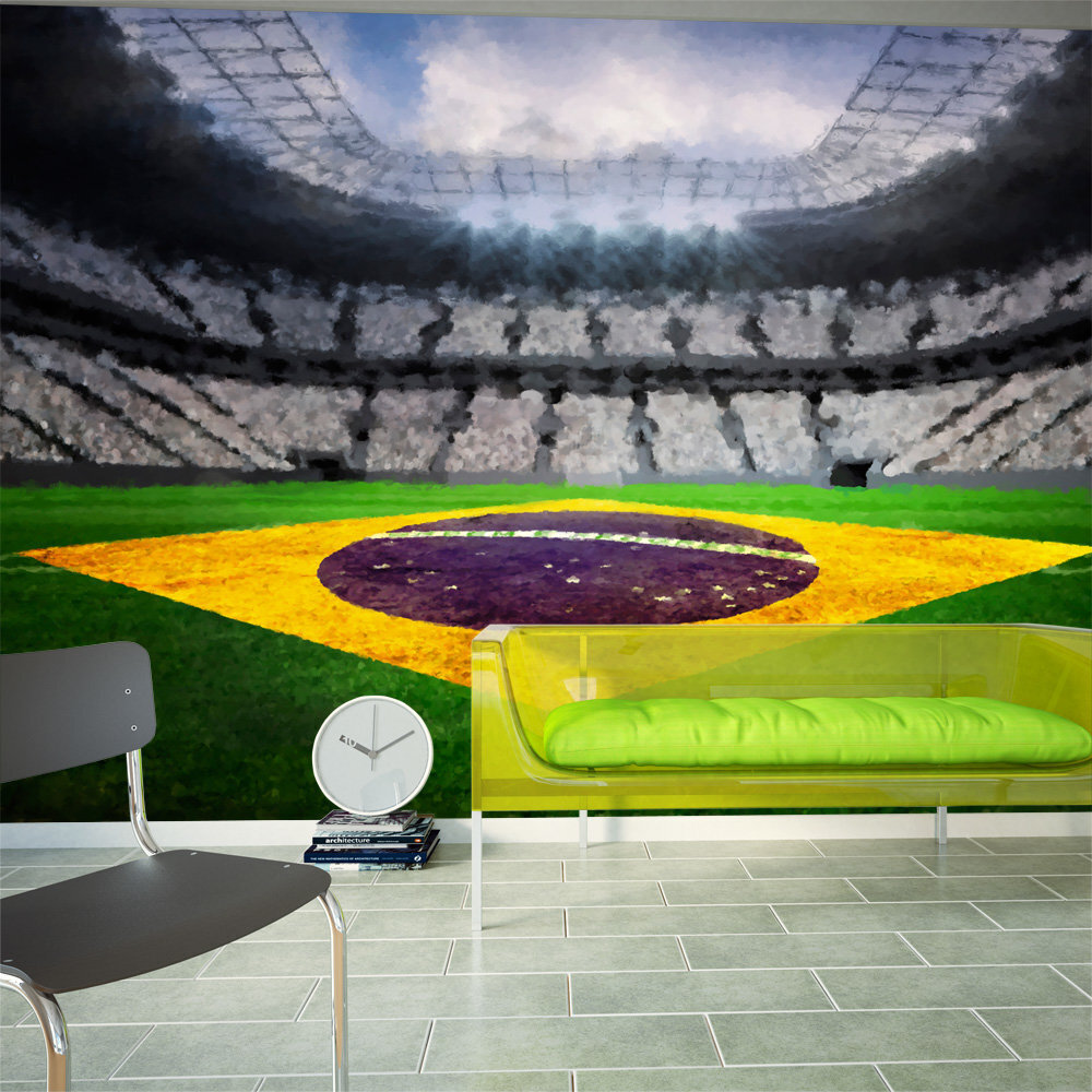 Valokuvatapetti - Brazilian stadium 300x210 cm hinta ja tiedot | Valokuvatapetit | hobbyhall.fi