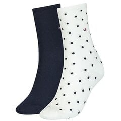 Th women sock dot 2p tommy hilfiger miehet navy 100001493002 hinta ja tiedot | Naisten sukat | hobbyhall.fi