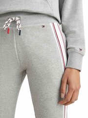 Housut TOMMY HILFIGER Signature Tape Joggers Light Grey Heather UW0UW03596P61 hinta ja tiedot | Naisten vapaa-ajan housut | hobbyhall.fi