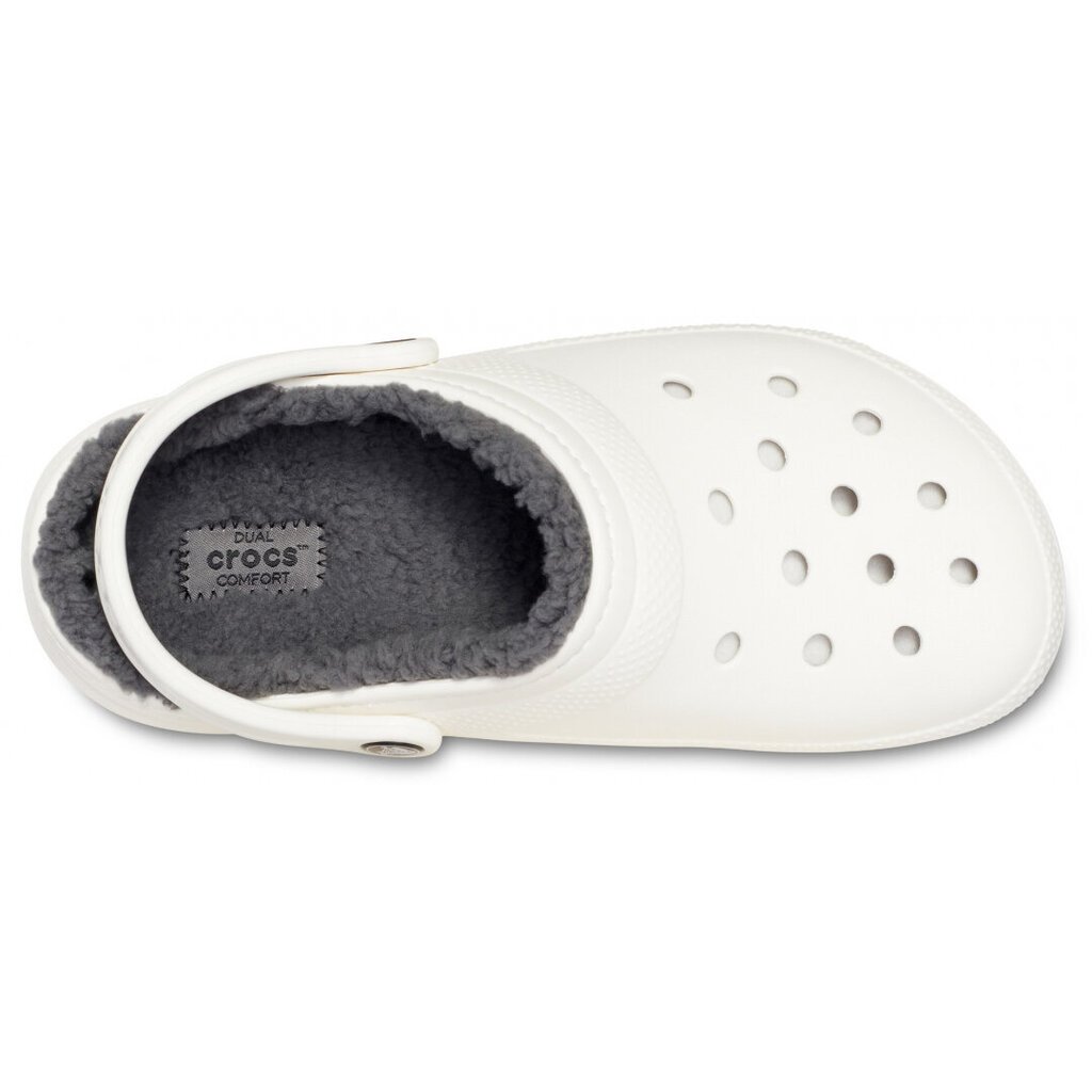 Naisten tossut Crocs™ Classic vuorattu puukenkä, valkoinen hinta ja tiedot | Naisten sandaalit ja tossut | hobbyhall.fi