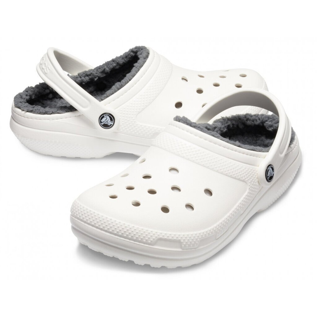 Naisten tossut Crocs™ Classic vuorattu puukenkä, valkoinen hinta ja tiedot | Naisten sandaalit ja tossut | hobbyhall.fi