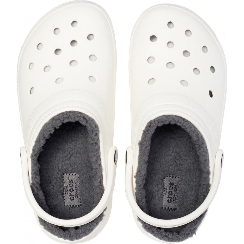 Naisten tossut Crocs™ Classic vuorattu puukenkä, valkoinen hinta ja tiedot | Naisten sandaalit ja tossut | hobbyhall.fi