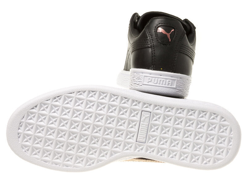 Basket heart leather wmns puma naiset black 36781702 hinta ja tiedot | Naisten urheilu- ja vapaa-ajan kengät | hobbyhall.fi