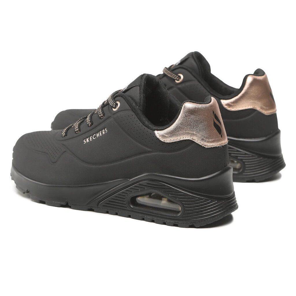 Uno skechers naiset black 155196bbk 155196BBK hinta ja tiedot | Naisten urheilu- ja vapaa-ajan kengät | hobbyhall.fi