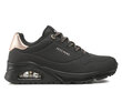 Uno skechers naiset black 155196bbk 155196BBK hinta ja tiedot | Naisten urheilu- ja vapaa-ajan kengät | hobbyhall.fi