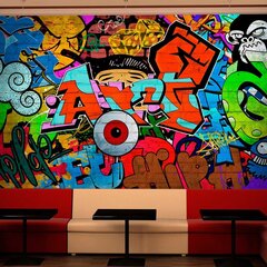 Valokuvatapetti - Graffiti art 300x210 cm hinta ja tiedot | Valokuvatapetit | hobbyhall.fi