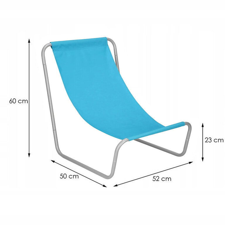 Taitettava rantatuoli, Omimar, sininen + laukku hinta ja tiedot | Puutarhatuolit | hobbyhall.fi