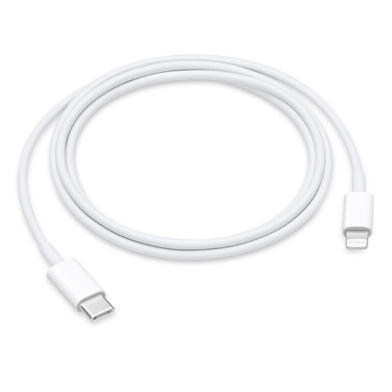 DCO USB-C-Lightning Data & laturikaapeli Apple iPhone 14 / Pro / Max 1m White A2249 (MXOK2ZM/A) (OEM) hinta ja tiedot | Puhelinkaapelit | hobbyhall.fi