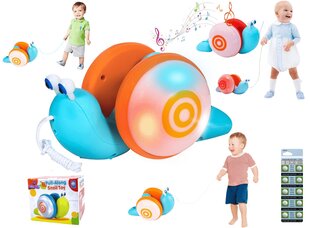 Interaktiivinen etana Halpix Snail Pull Along Toy hinta ja tiedot | Vauvan lelut | hobbyhall.fi