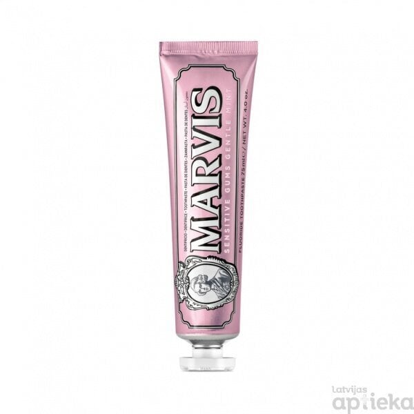 Hammastahna herkille ikenille Marvis Sensitive Gums Gentle Mint, 75 ml hinta ja tiedot | Suuhygienia | hobbyhall.fi