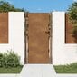 vidaXL Puutarhaportti 105x205 cm corten teräs hinta ja tiedot | Aidat ja tarvikkeet | hobbyhall.fi