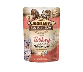 Carnilove Turkey Valeriana, 85g x 12 hinta ja tiedot | Kissanruoka | hobbyhall.fi