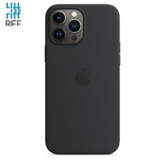 Riff silikonikotelo Apple iPhone 13 Pro Max Musta hinta ja tiedot | Puhelimen kuoret ja kotelot | hobbyhall.fi
