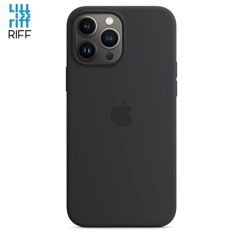 Riff silikonikotelo Apple iPhone 13 Pro Max Musta hinta ja tiedot | Puhelimen kuoret ja kotelot | hobbyhall.fi