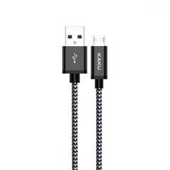 iKaku KSC-107 Micro USB lataus- ja tiedonsiirtokaapeli 1m musta hinta ja tiedot | iKaku Matkapuhelimet ja tarvikkeet | hobbyhall.fi