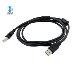 Riff USB 2.0 A Plug AM-BM -tulostinkaapeli 1,5 m musta hinta ja tiedot | Kaapelit ja adapterit | hobbyhall.fi