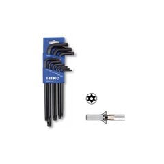 L-muotoinen Torx-avainsarja 9 kpl. Irim 454-9-H hinta ja tiedot | Käsityökalut | hobbyhall.fi