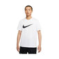 Nike T-paita Nsw Tee Icon Swoosh White DC5094 100 hinta ja tiedot | Miesten T-paidat | hobbyhall.fi