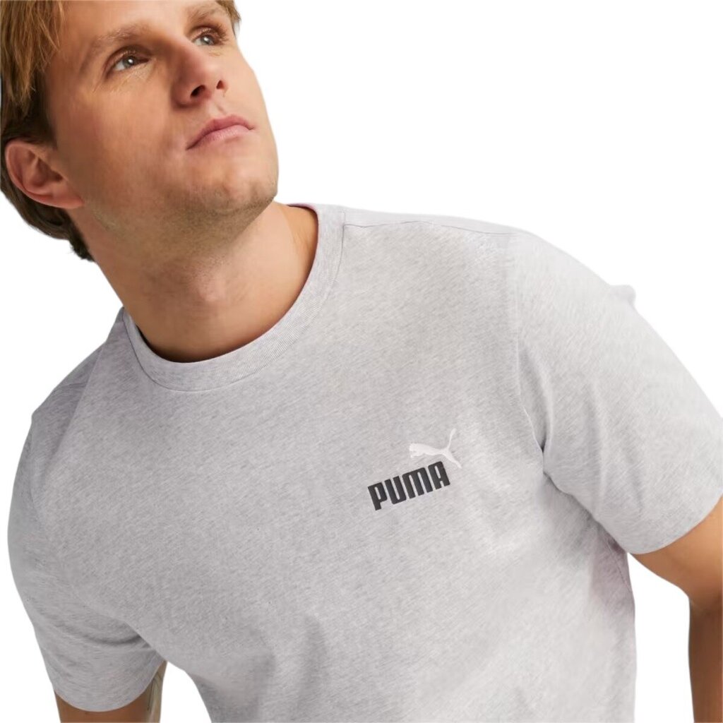 Puma T-Paita Ess+ 2 Col Small Grey 674470 04 hinta ja tiedot | Miesten T-paidat | hobbyhall.fi