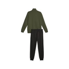 Puma Verryttelypuku Clean Sweat Suit Black Green 585841 31 585841 31/XS hinta ja tiedot | Miesten urheiluvaatteet | hobbyhall.fi