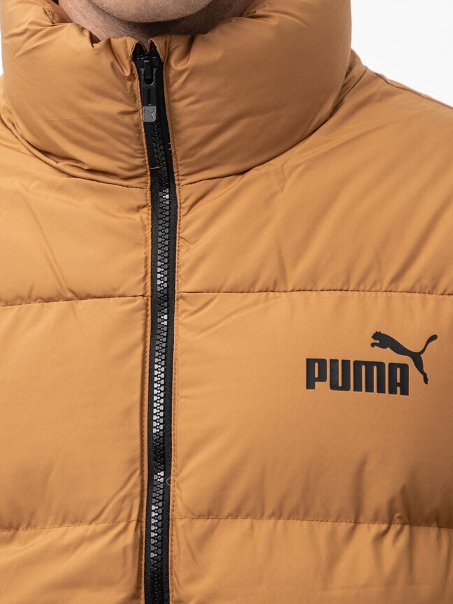 Ess+ polyball puffer puma miehet brown 84934574 84934574 hinta ja tiedot | Miesten urheiluvaatteet | hobbyhall.fi