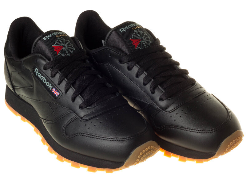 Classic leather reebok miehet black 49800 hinta ja tiedot | Miesten urheilu- ja vapaa-ajan kengät | hobbyhall.fi