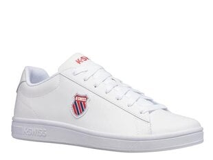 Court shield k-swiss miehet white 06599-113-m 06599-113-M hinta ja tiedot | Miesten urheilu- ja vapaa-ajan kengät | hobbyhall.fi