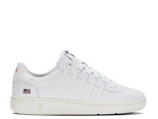 Slammclassic cc k-swiss miehet white 08549-132-m 08549-132-M hinta ja tiedot | Miesten urheilu- ja vapaa-ajan kengät | hobbyhall.fi