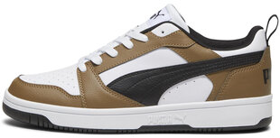 Puma Jalkineet Rebound V6 Low White Khaki Black 392328 07 392328 07/7 hinta ja tiedot | Miesten urheilu- ja vapaa-ajan kengät | hobbyhall.fi