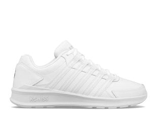 Vista trainer k-swiss miehet white 07000-101-m 07000-101-M hinta ja tiedot | Miesten urheilu- ja vapaa-ajan kengät | hobbyhall.fi