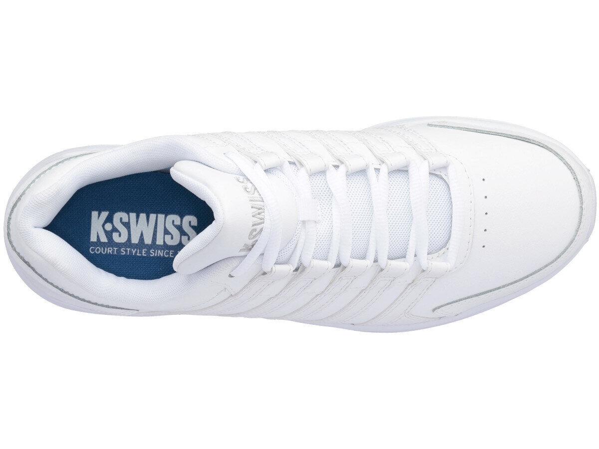 Vista trainer k-swiss miehet white 07000-101-m 07000-101-M hinta ja tiedot | Miesten urheilu- ja vapaa-ajan kengät | hobbyhall.fi