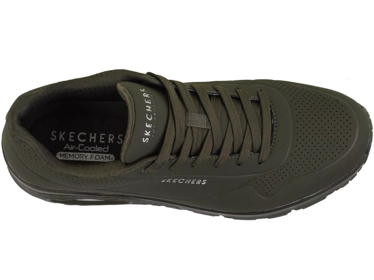 Uno stand on air skechers miehet green 52458dkgr 52458DKGR hinta ja tiedot | Miesten urheilu- ja vapaa-ajan kengät | hobbyhall.fi