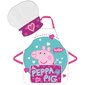 Peppa Pig esiliina ja hattusetti, 2 kpl hinta ja tiedot | Keittiötekstiilit | hobbyhall.fi