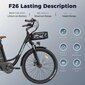 Fafrees F26 Lasting, 26", musta hinta ja tiedot | Sähköpyörät | hobbyhall.fi