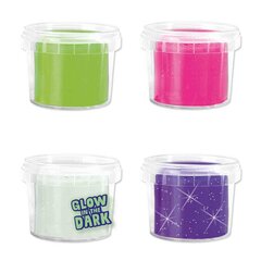 SES Glowing Playdough -leikkitaikina, 40x90 g hinta ja tiedot | Kehittävät lelut | hobbyhall.fi