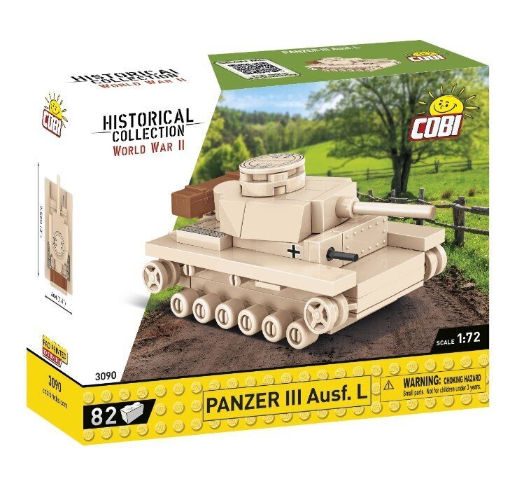 Cobi HC WWII Panzer III -panssarivaunu hinta ja tiedot | LEGOT ja rakennuslelut | hobbyhall.fi