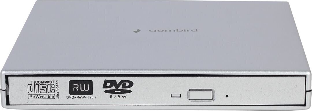 Gembird DVD-USB-02-SV hinta ja tiedot | Levyasemat | hobbyhall.fi