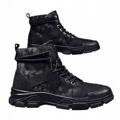 TREKING KENGÄT MILITARY TACTICAL Vedenpitävä All-weather 41 EL217-BK-41 hinta ja tiedot | Miesten urheilu- ja vapaa-ajan kengät | hobbyhall.fi