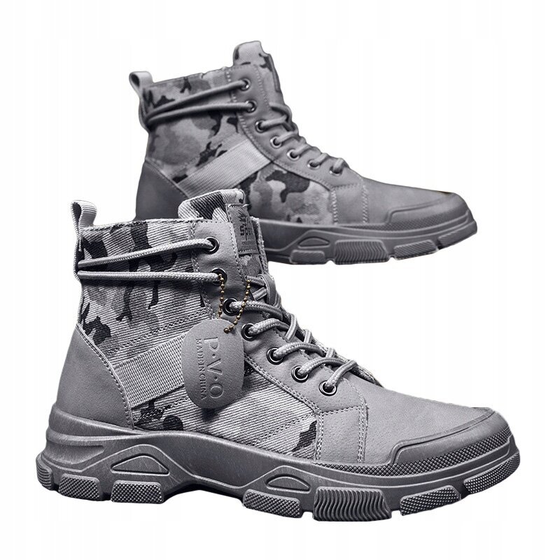 TREKING KENGÄT MILITARY TACTICAL Vedenpitävä All-weather 44 EL217-GR-44 hinta ja tiedot | Miesten urheilu- ja vapaa-ajan kengät | hobbyhall.fi