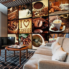 Valokuvatapetti - Coffee - Collage 100x70 cm hinta ja tiedot | Valokuvatapetit | hobbyhall.fi