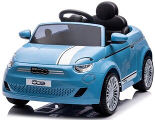 Fiat 500 sähköauto lapsille sininen Sun Baby hinta ja tiedot | Sun baby Lapset | hobbyhall.fi