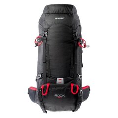 Hitec Rock 50L reppu musta _ punainen hinta ja tiedot | Urheilukassit ja reput | hobbyhall.fi