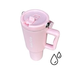 HydroCup lämpömuki oljilla XL 1200ml - pastelli vaaleanpunainen hinta ja tiedot | Termoskannut ja termosmukit | hobbyhall.fi