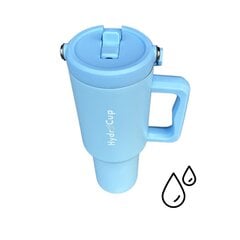 HydroCup lämpömuki oljilla XL 1200ml - pastellin vaaleansininen hinta ja tiedot | Termoskannut ja termosmukit | hobbyhall.fi