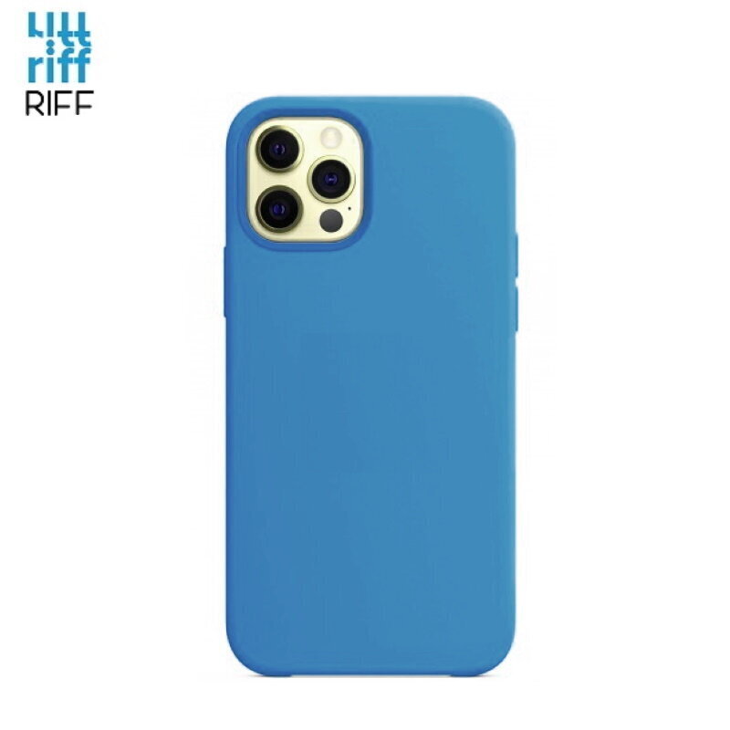 Riff silikonikotelo Apple iPhone 12 Pro Max Sininen hinta ja tiedot | Puhelimen kuoret ja kotelot | hobbyhall.fi