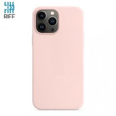 Riff silikonikotelo Apple iPhone 13 Pro Max Vaaleanpunainen hinta ja tiedot | Puhelimen kuoret ja kotelot | hobbyhall.fi